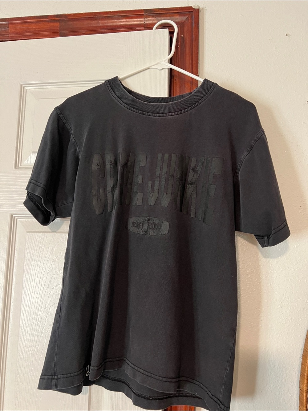 Crime Junkie Distressed Tshirt